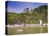 Lorelei Rock, St. Goarshausen, Rhine River, Rhineland-Palatinate, Germany, Europe-Gavin Hellier-Stretched Canvas