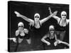 Loreleis Swimming in Underwater Pattern During Dolphin Show at Northwestern University-Francis Miller-Stretched Canvas