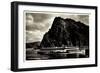 Loreley,Dampfschiff Vaterland, Binnenschiffahrt Rhein-null-Framed Giclee Print