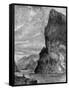 Loreley Rock, Near St Goarshausen, Germany, 19th Century-Richard Principal Leitch-Framed Stretched Canvas