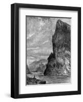 Loreley Rock, Near St Goarshausen, Germany, 19th Century-Richard Principal Leitch-Framed Giclee Print