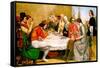 Lorenzo and Isabella-John Everett Millais-Framed Stretched Canvas