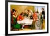 Lorenzo and Isabella-John Everett Millais-Framed Art Print