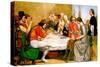 Lorenzo and Isabella-John Everett Millais-Stretched Canvas