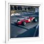 Lorenzo Bandini Driving a Ferrari 246, in the Monaco Grand Prix, Monte Carlo, 1966-null-Framed Photographic Print