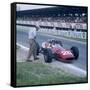 Lorenzo Bandini in a Ferrari 312, French Grand Prix, Reims, France, 1966-null-Framed Stretched Canvas