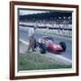 Lorenzo Bandini in a Ferrari 312, French Grand Prix, Reims, France, 1966-null-Framed Photographic Print