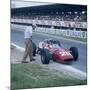 Lorenzo Bandini in a Ferrari 312, French Grand Prix, Reims, France, 1966-null-Mounted Photographic Print