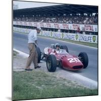 Lorenzo Bandini in a Ferrari 312, French Grand Prix, Reims, France, 1966-null-Mounted Photographic Print