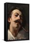 Lorenzo Casanova Ruiz / 'Self-Portrait'. 1866. Oil on canvas.-LORENZO CASANOVA RUIZ-Framed Stretched Canvas