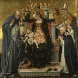 The Mystic Marriage of Saint Catherine of Siena, C.1490-1495-Lorenzo d'Alessandro-Framed Giclee Print