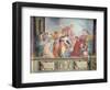 Lorenzo De Medici and Apollo Welcome the Muses and Virtues to Florence-Cecco Bravo-Framed Giclee Print