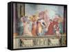 Lorenzo De Medici and Apollo Welcome the Muses and Virtues to Florence-Cecco Bravo-Framed Stretched Canvas