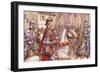 Lorenzo De Medici Reviews Loyal Soldiers in Florence's Piazza Di Signoria-null-Framed Giclee Print