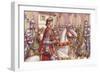 Lorenzo De Medici Reviews Loyal Soldiers in Florence's Piazza Di Signoria-null-Framed Giclee Print