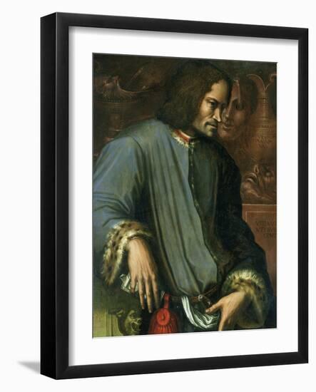 Lorenzo De Medici "The Magnificent"-Giorgio Vasari-Framed Giclee Print