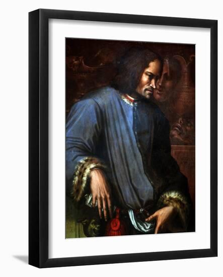 Lorenzo De Medici-Giorgio Vasari-Framed Art Print