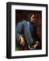 Lorenzo De Medici-Giorgio Vasari-Framed Art Print