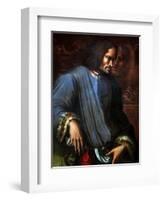 Lorenzo De Medici-Giorgio Vasari-Framed Art Print