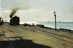 Train, 16 July 1883-Lorenzo Delleani-Giclee Print