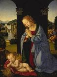 Madonna Adoring the Child with the Infant Saint John the Baptist and an Angel, c.1492-Lorenzo di Credi-Giclee Print
