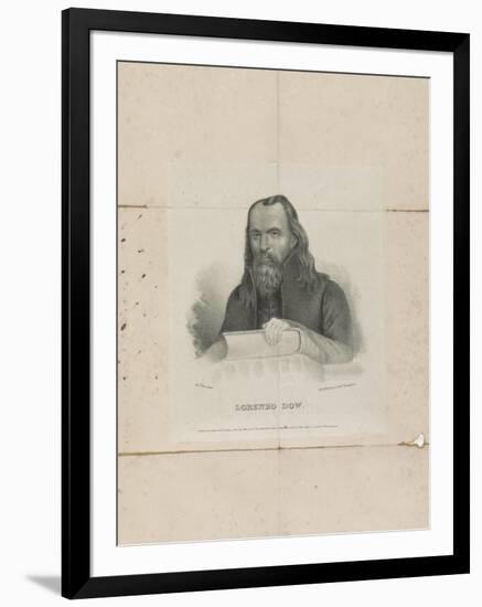 Lorenzo Dow, 1834-American School-Framed Giclee Print