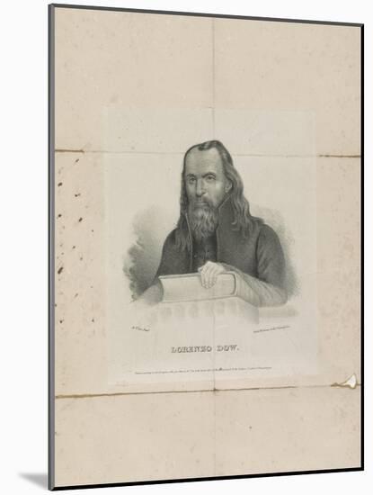 Lorenzo Dow, 1834-American School-Mounted Giclee Print