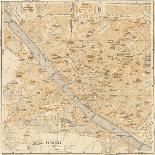 Mapa Di Firenze, 1896-Lorenzo Fiore-Laminated Art Print