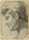 Youth's Head in Profile, Looking Down-Lorenzo Garbieri-Stretched Canvas