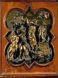 Detail of the doors of Paradise showing Abraham and Isaac, 15th century-Lorenzo Ghiberti-Giclee Print