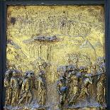 Moses Receiving the Tablets of the Law, One of Ten Relief Panels-Lorenzo Ghiberti-Giclee Print