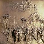 Detail of the 'Doors of Paradise' showing Joseph in Egypt, 15th century-Lorenzo Ghiberti-Giclee Print