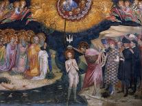 Scenes from the Life of Saint John the Baptist, Baptism of Jesus-Lorenzo & Jacopo Salimbeni-Mounted Giclee Print