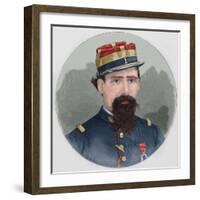 Lorenzo Latorre (1844-1916). Portrait. Coloured. Uruguay-null-Framed Giclee Print