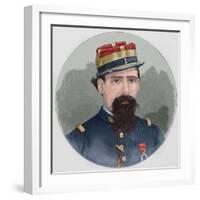 Lorenzo Latorre (1844-1916). Portrait. Coloured. Uruguay-null-Framed Giclee Print