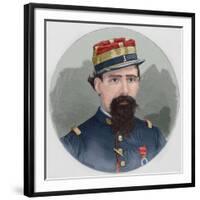 Lorenzo Latorre (1844-1916). Portrait. Coloured. Uruguay-null-Framed Giclee Print