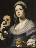 Woman with a Mask-Lorenzo Lippi-Framed Giclee Print