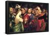 Lorenzo Lotto Christ and the Adulteress Art Print Poster-null-Framed Poster