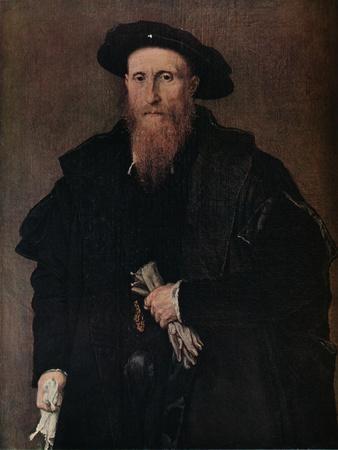 'Portrait of a gentleman with gloves', c1543