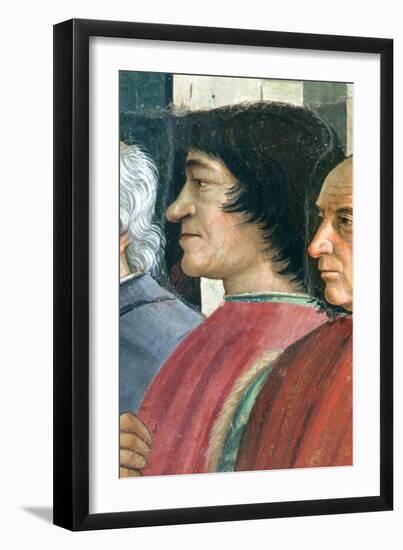 Lorenzo Medici, St. Francis Receives the Rule of Order, Cycle: Life of St. Francis of Assisi, 1486-Domenico Ghirlandaio-Framed Giclee Print