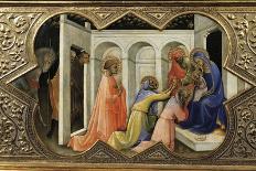 Mary Magdalen Mary the Mother of James and Salome Come with Spices to Anoint Jesus's Body-Lorenzo Monaco-Art Print