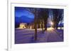 Loretokapelle close Sankt Märgen in winter at night, Black Forest, Baden-Wurttemberg, Germany-Markus Lange-Framed Photographic Print