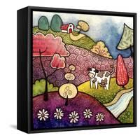 Loretta's Farm-Sandra Willard-Framed Stretched Canvas