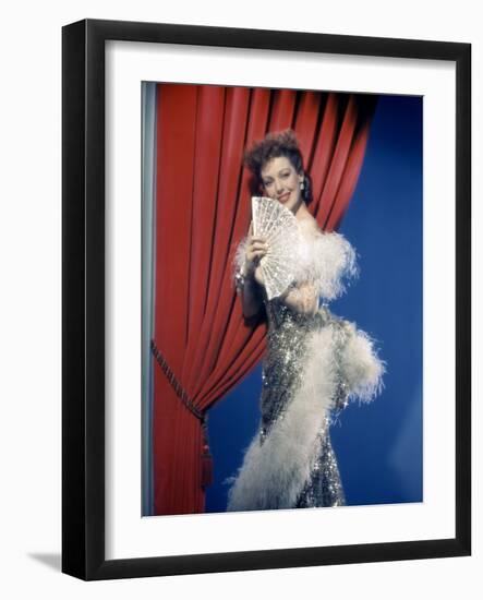 Loretta Young (photo)-null-Framed Photo