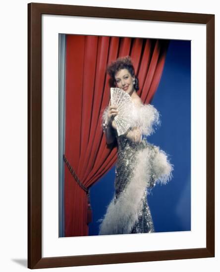 Loretta Young (photo)-null-Framed Photo