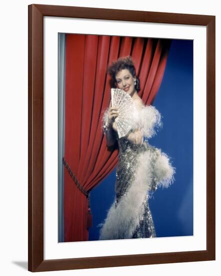 Loretta Young (photo)-null-Framed Photo