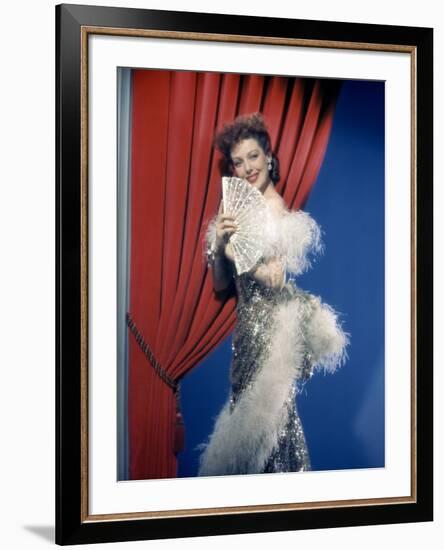 Loretta Young (photo)-null-Framed Photo