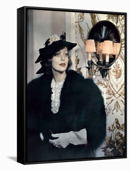 Loretta Young (photo)-null-Framed Stretched Canvas