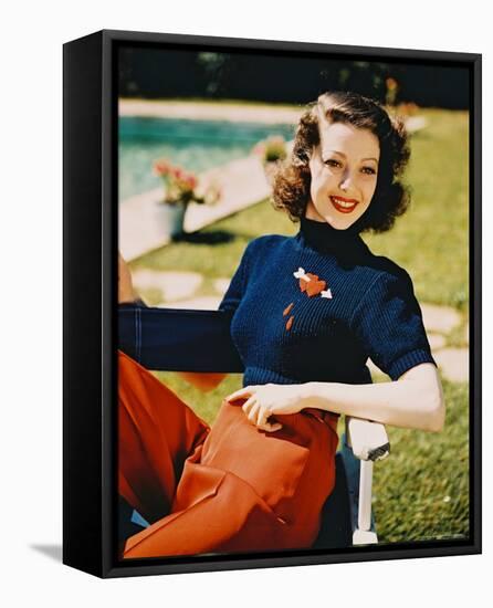 Loretta Young-null-Framed Stretched Canvas