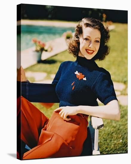 Loretta Young-null-Stretched Canvas